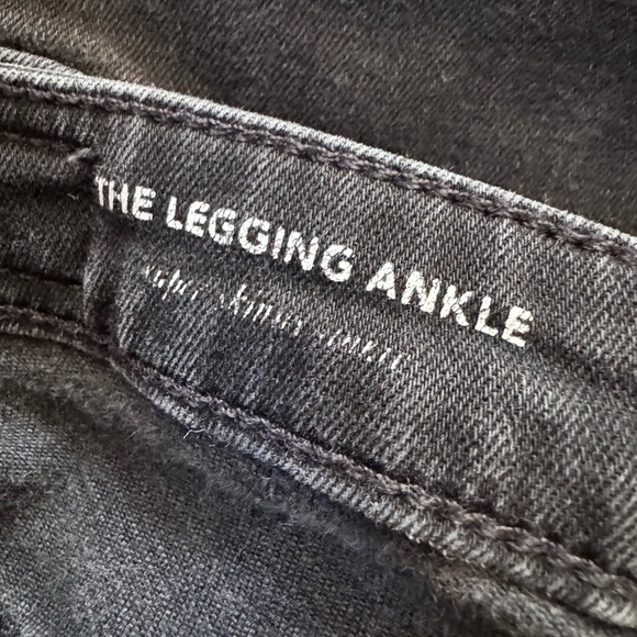 AG-ED Adriano Goldschmied The Legging Ankle Super Skinny Women's 27R Black Jeans - Picture 3 of 7